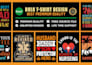 make custom typography t shirts and bulk t shirt design